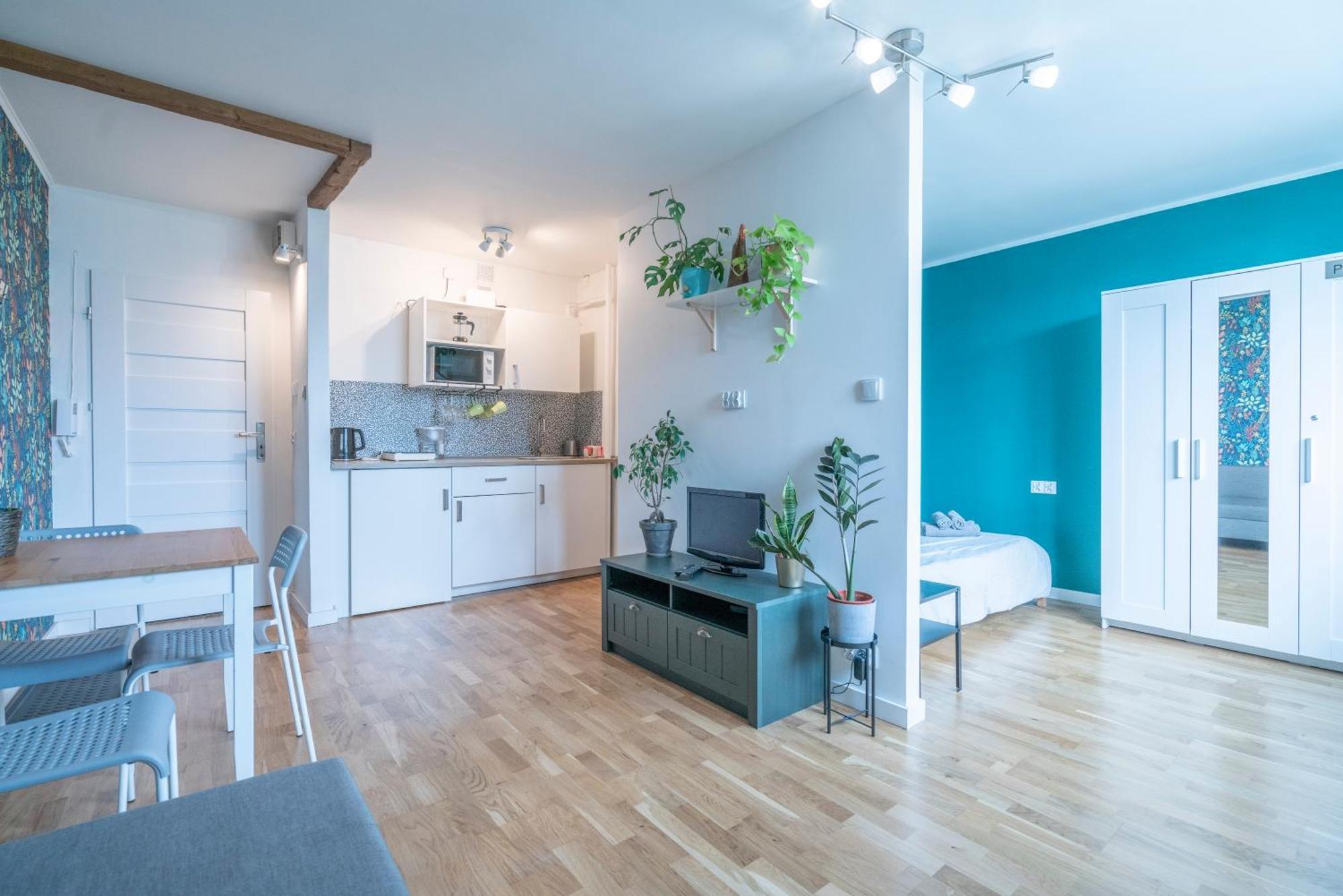 Green Studio In The City Center Of Breslau Exterior foto